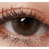 Olens Romantico 3 Color Gray — single-eye close-up showing the contact lens appearance