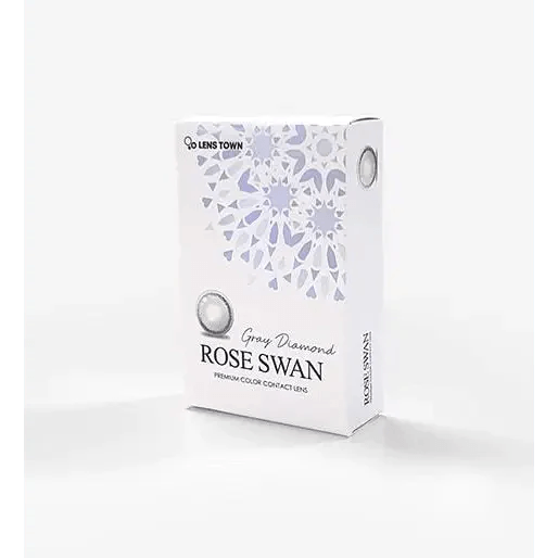 LensTown Rose Swan Gray Diamond — contact lens packaging