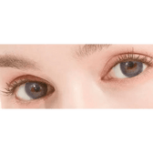 LensTown Rose Swan Violet Quartz — both eyes wearing the contact lenses