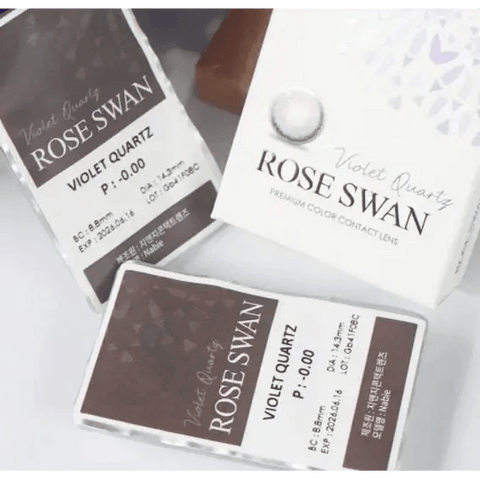 Rose Swan Violet Quartz 13.2mm