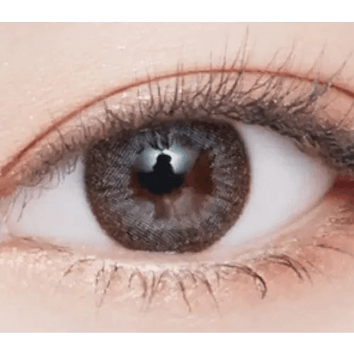 LensVery Rosee Classic Gray — single-eye close-up showing the contact lens appearance