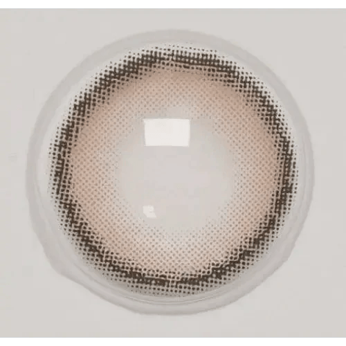 i-DOL Roze Airy Beige Brown colored contact lens, 13.2mm graphic diameter, Monthly wear