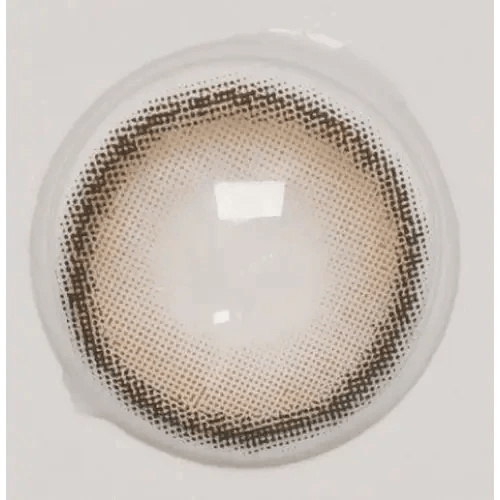 i-DOL Roze Airy Olive Green colored contact lens, 13.2mm graphic diameter, Monthly wear