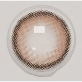i-DOL Roze Airy Pumpkin Brown — close-up of the contact lens design