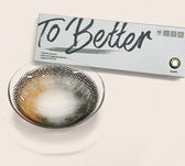 LensTown Tobetter Big 1Day Black (10p) colored contact lens, 13.5mm graphic diameter, Daily wear